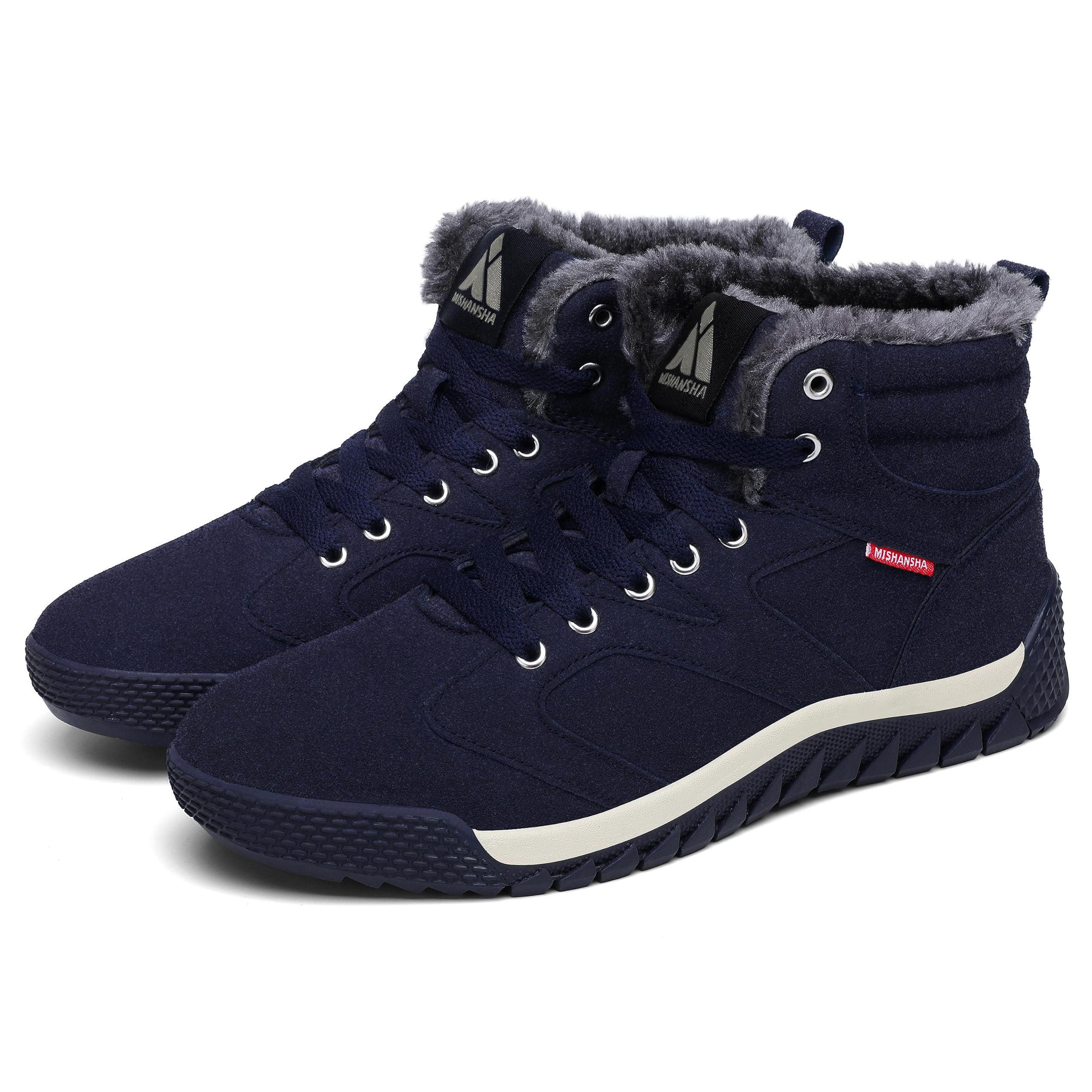 Mishansha Botas de Nieve para Hombre Mujer Cálido Antideslizante Zapatos de Invierno Tallas 36-48 EU
