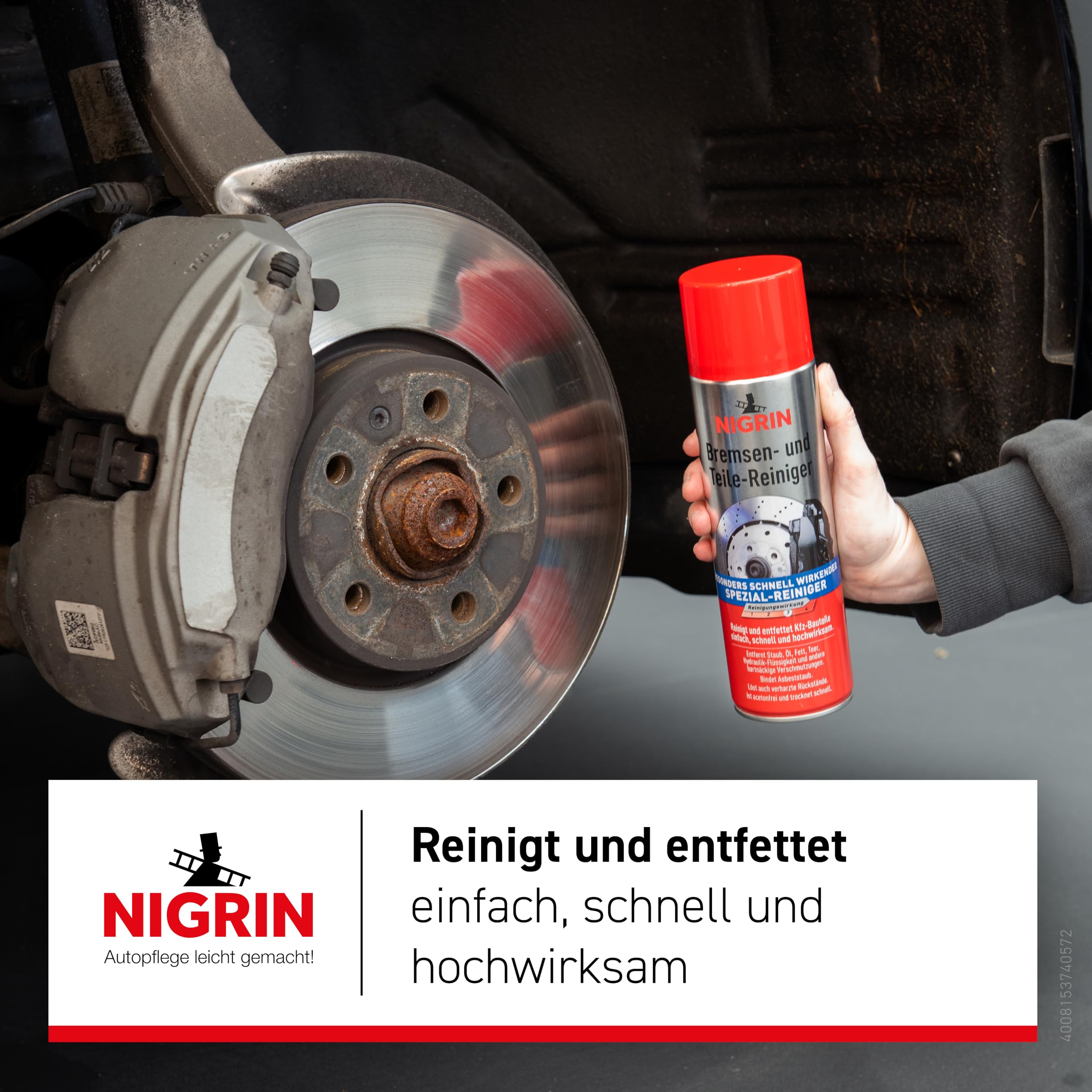 NIGRIN - NIGRIN Bremsen- und Teile-Reiniger, 500 ml