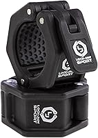 Vista 5 de Lock-Jaw Sport - Collar olímpico de barra - Abrazadera de barra de liberación rápida (negro)