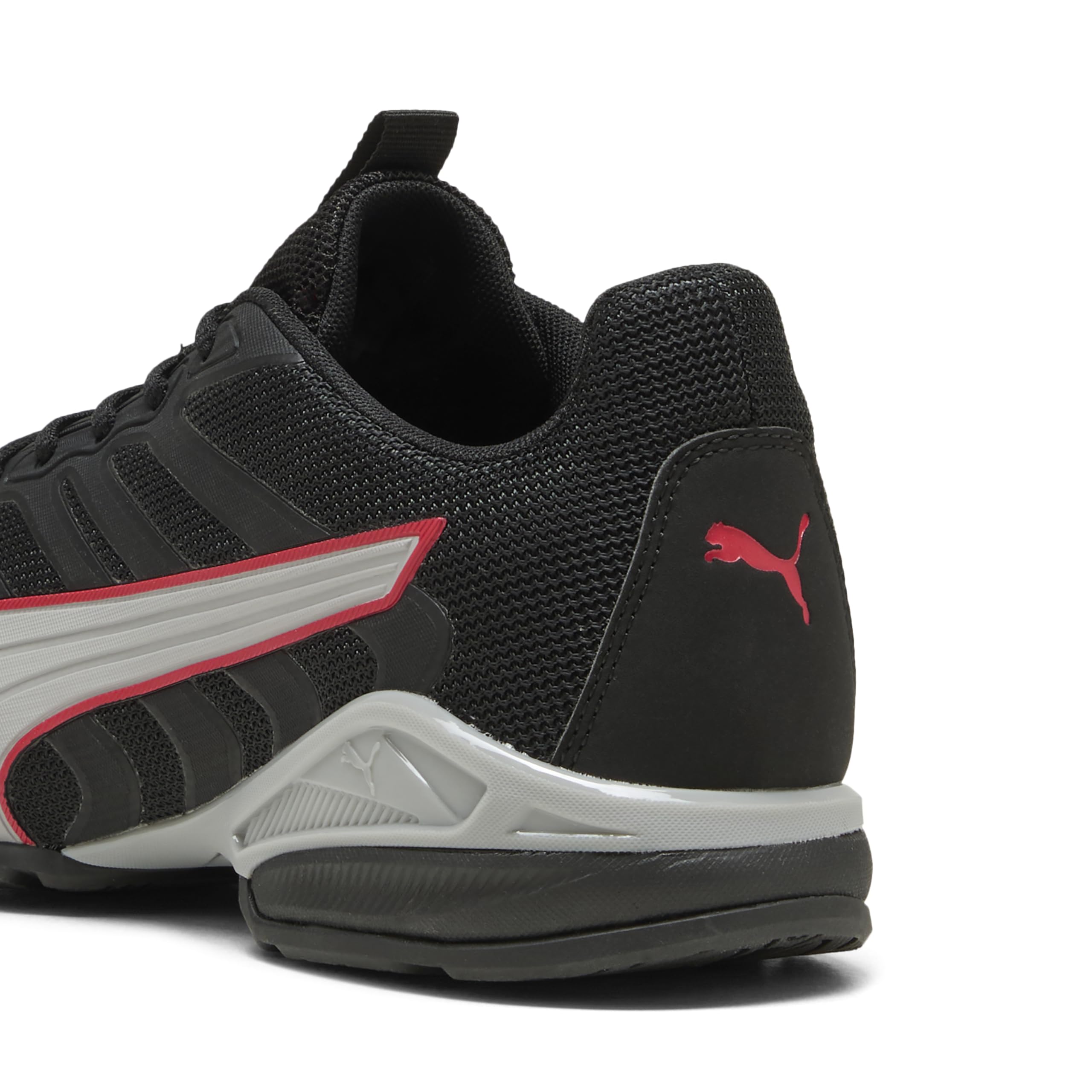 PUMA Electro Road Unisex-Laufschuh, schwarz-grau, Echo-for All Time RED, 4 UK – Ansicht 3