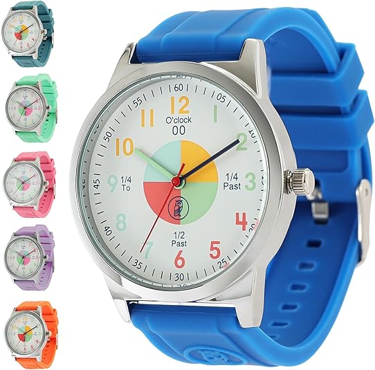 OWLCONIC Kids Watch - Analog Watches for Kids - Girls & Boys Watches Ages 7-10, Watches for Kids 8-12, Kids Analog Watch Telling Time Teaching Tool, Gift Watches for Girls and Boys