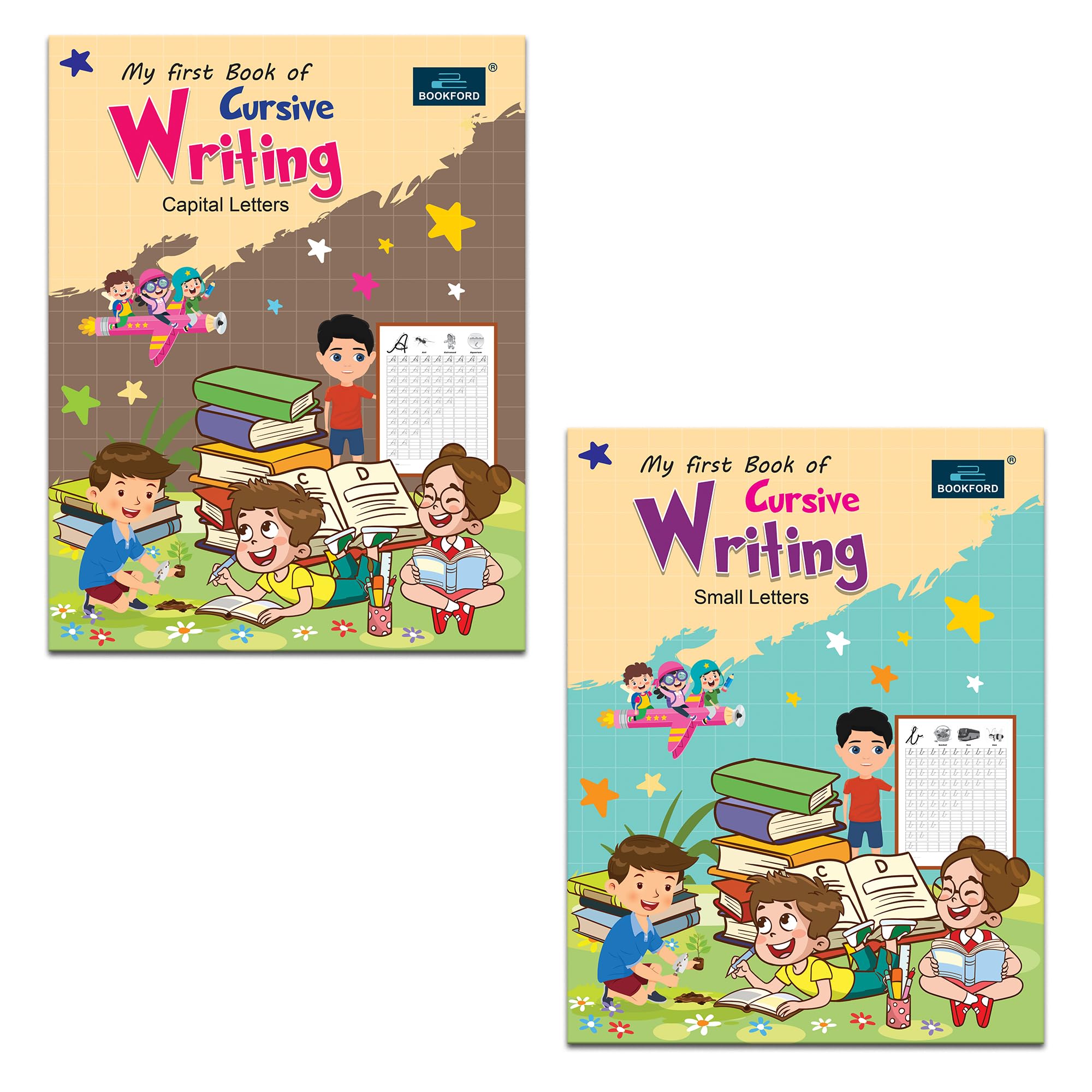 My First Cursive Writing Books For Kids - Set Of 2 Books - Capital ...