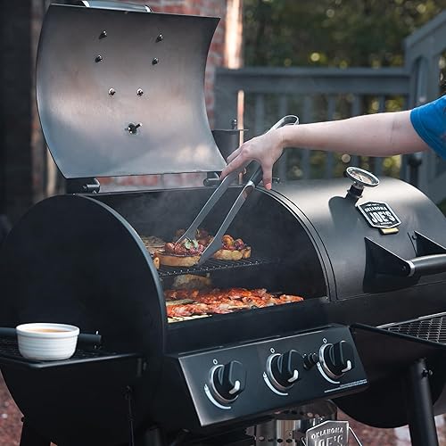 Miniatura 9 de Oklahoma Joe's Canyon Combo 24203004 - Ahumador de carbón y gas, color negro