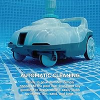 Vista 5 de Intex 28006E ZX100 Limpiador Automático de Piscina sobre el Suelo a Presión: Para Piscinas Grandes – Limpia el Piso de la Piscina – Elimina