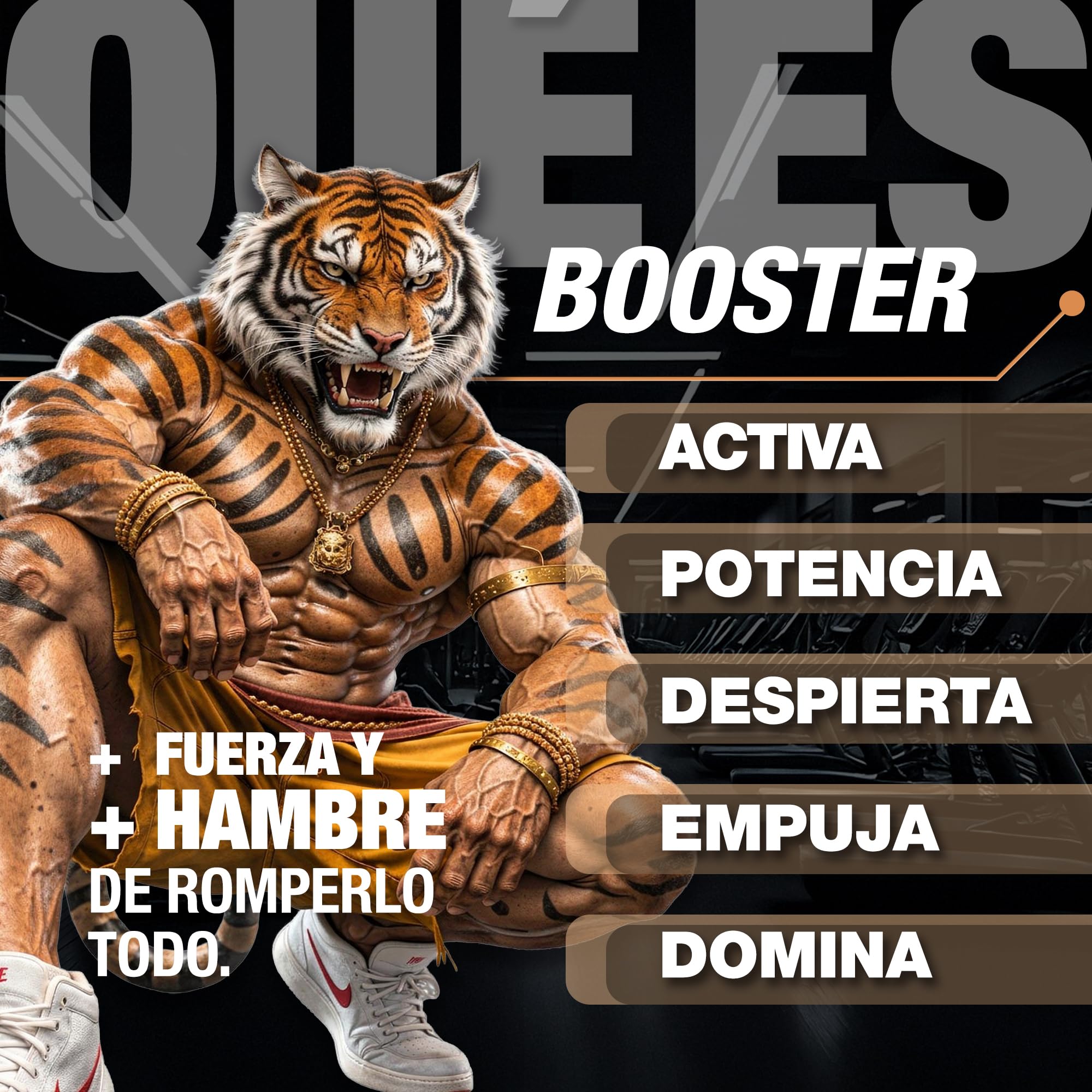 Zoomad Labs Wild Beast | Booster Testosterona Hombre | Tribulus Terrestris + Fenogreco + Maca | Potenciador Natural | Energía y Masa Muscular | 240 Cápsulas 30 Servicios