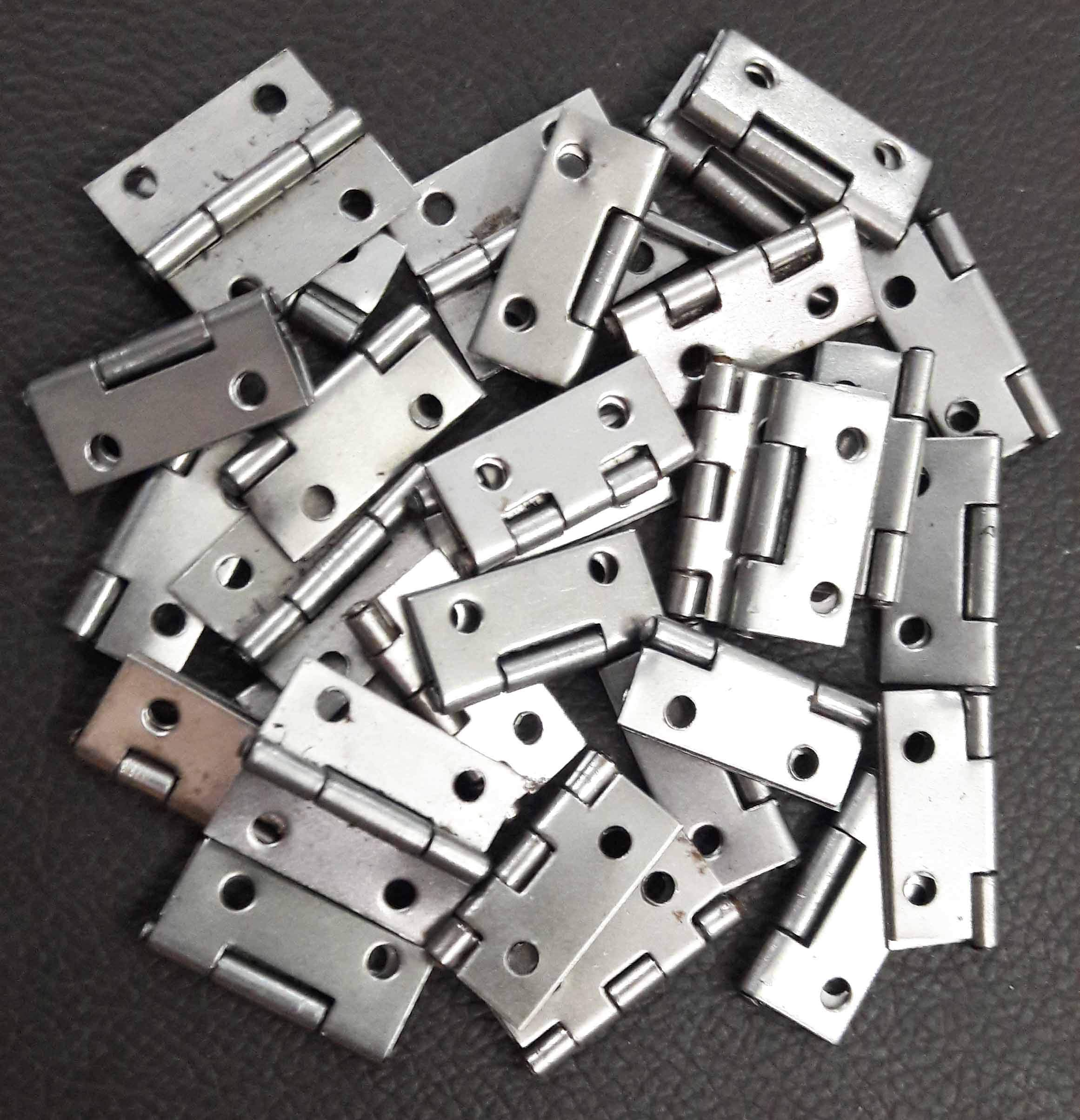 Tia Small Metal Iron Hinge, Cabinet Door (25 x 20 mm) Box Hinge with Screws -20 Pieces (B084MJ88S9) Amazon Price History, Amazon Price Tracker