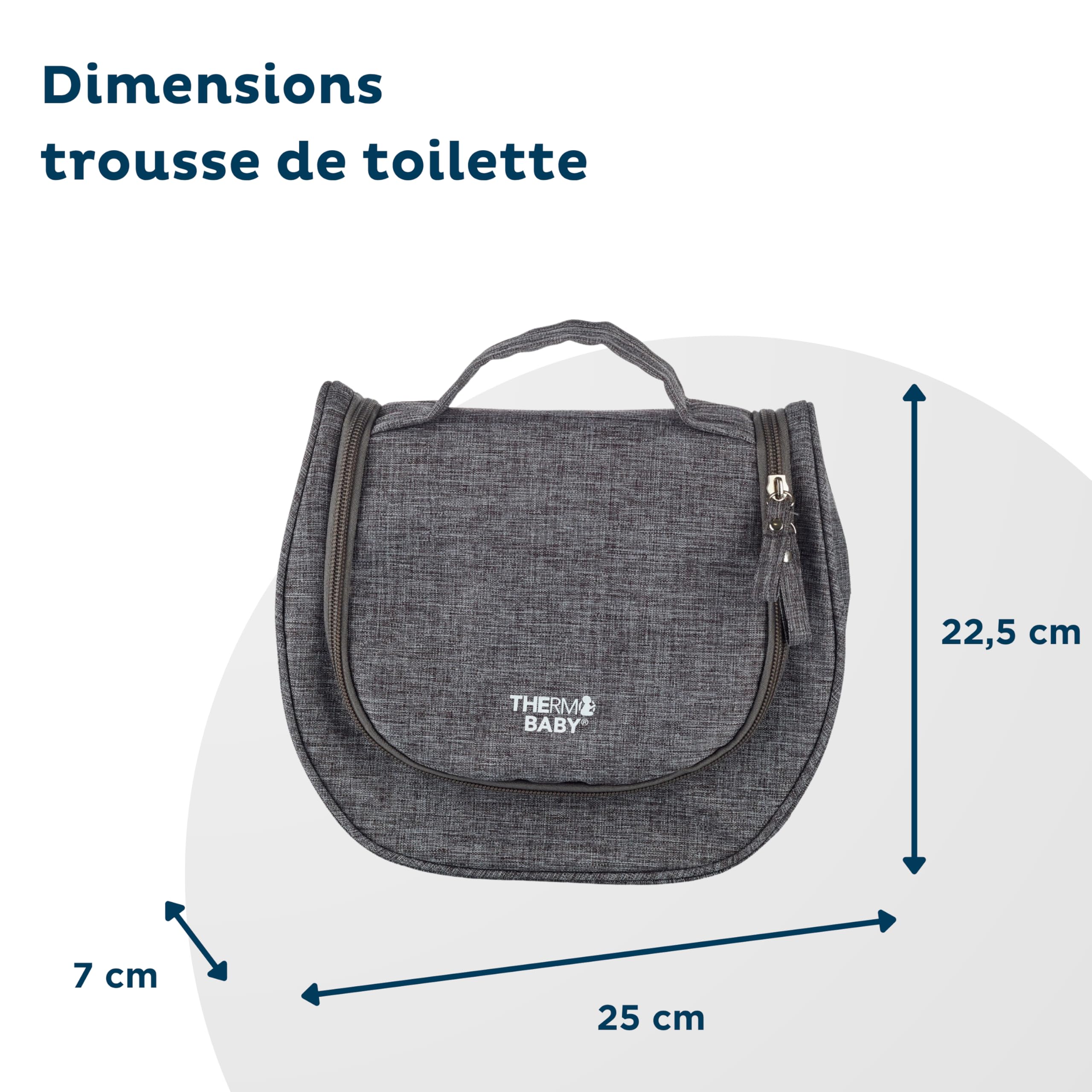 THERMOBABY Trousse De Toilette Pour Bebe - Elastiques De Maintien - Anse De Transport
