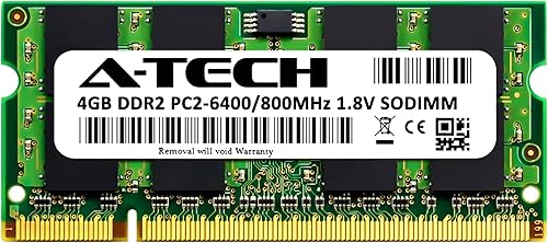 Miniatura 2 de A-Tech 4 GB de RAM para DELL Latitude D630  DDR2 800MHz SODIMM PC2-6400 200-Pin Non-ECC módulo de actualización de memoria