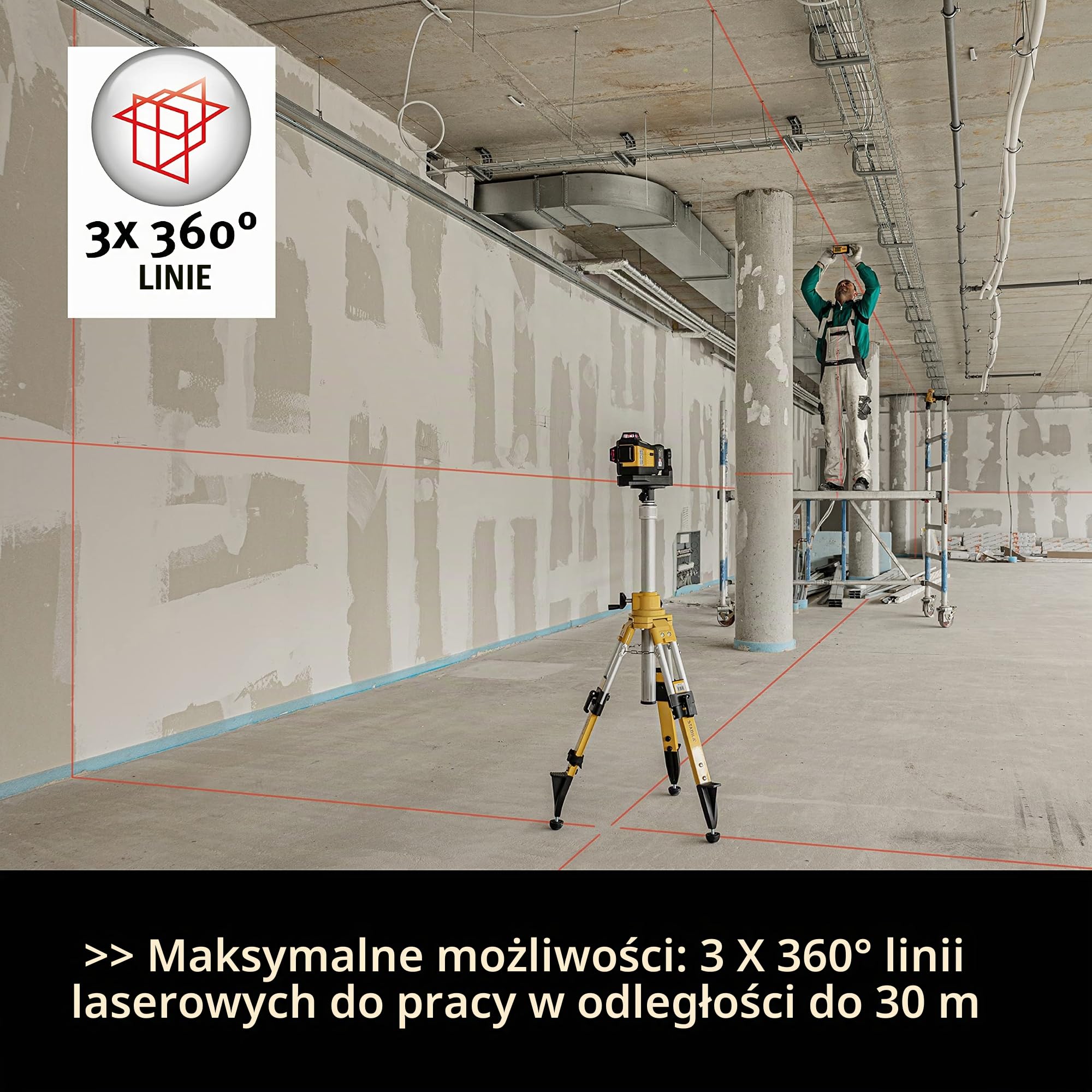 Láser multilínea Stabila LAX 600 (sin batería ni cargador)