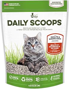 Cat Love Daily Scoops Paper Cat Litter - 5.45 kg (12 lbs)