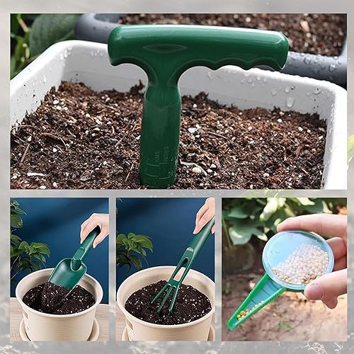 Miniatura 6 de Gardening Hand Tools,Sowing Dispenser Set  Repotting Mat for Indoor Plants - for Planting Seedling Vegetable Tomato Pepper Flower Lawn Indoor