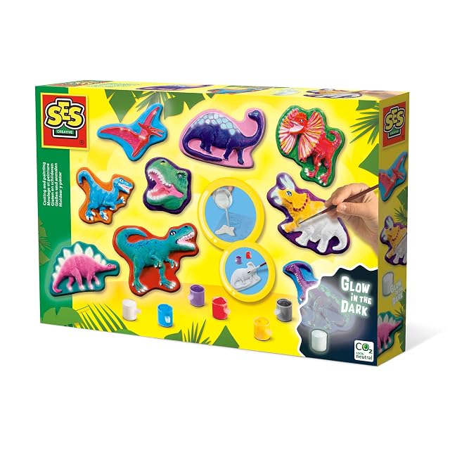 Moulage et peinture - Dinos fantaisie
