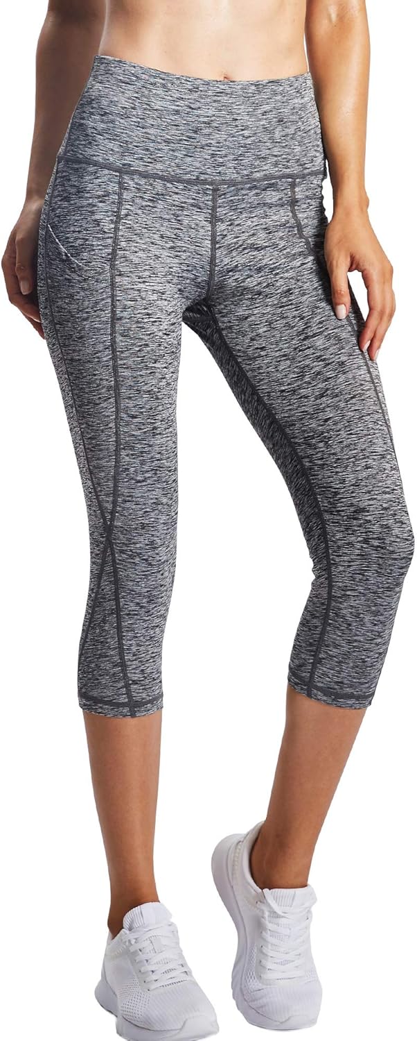 NELEUS Women's Yoga Running Capris Tummy Control High Waist Workout Pants - Image 5