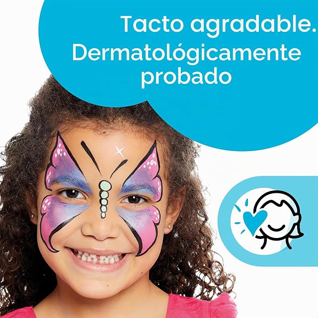 Foto 6 de 7 de Snazaroo - Pincel profesional para pintura facial, ancho plano, color blanco
