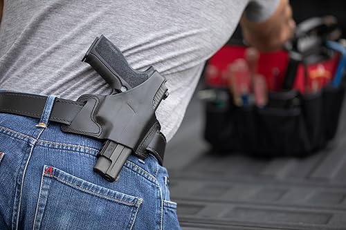 Vista 11 de Bianchi 5 Black Widow Belt Slide Holster Beige Bronceado