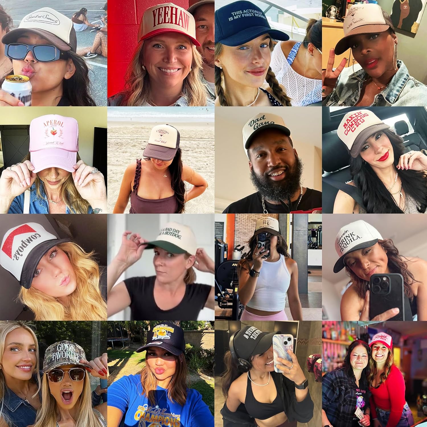 God is Greater Than The Highs and Lows Vintage Trucker Hat | Premium Adjustable Snapback Baseball Hat for Men & Women - Image 2