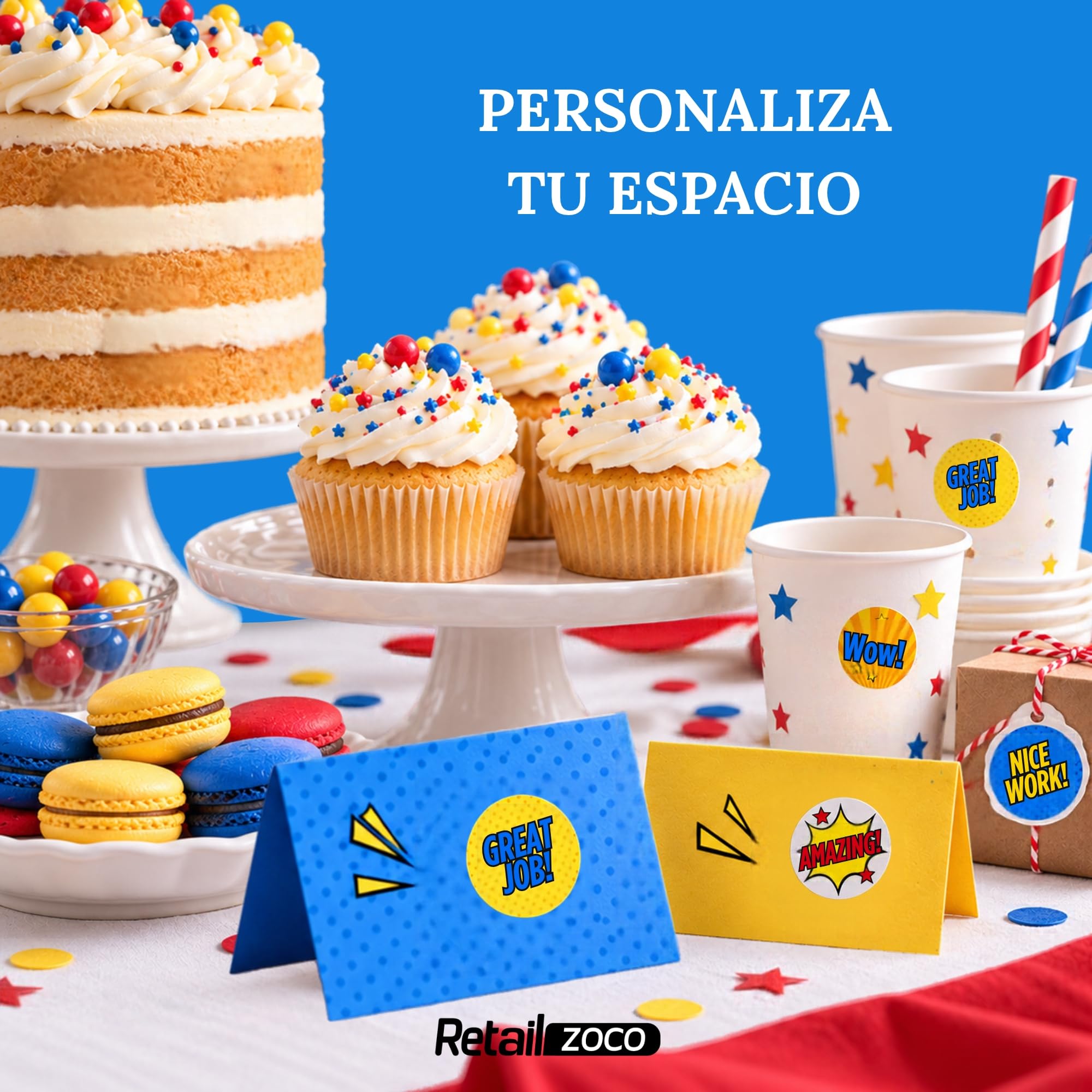 Pegatinas de Comics y Superheroes para Niños, superhero stickers, 3 Unidad - imagen 4