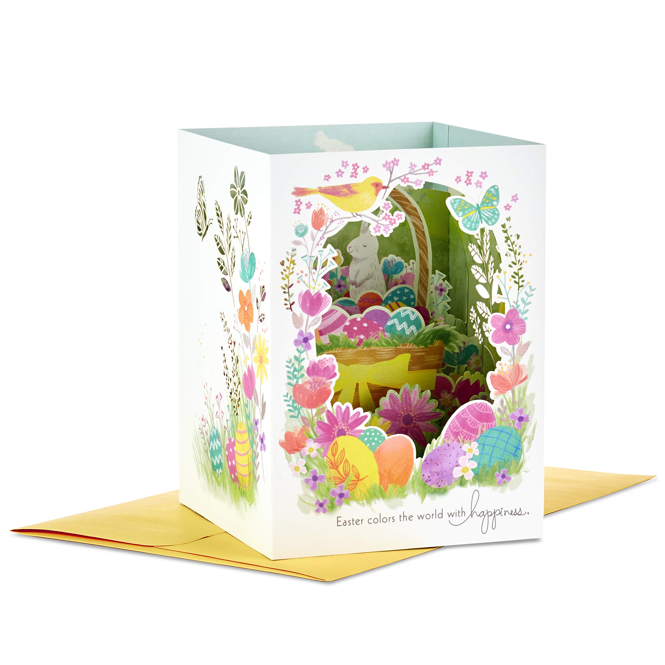 Hallmark Paper Wonder Displayable Pop Up Easter Card (Easter Basket)