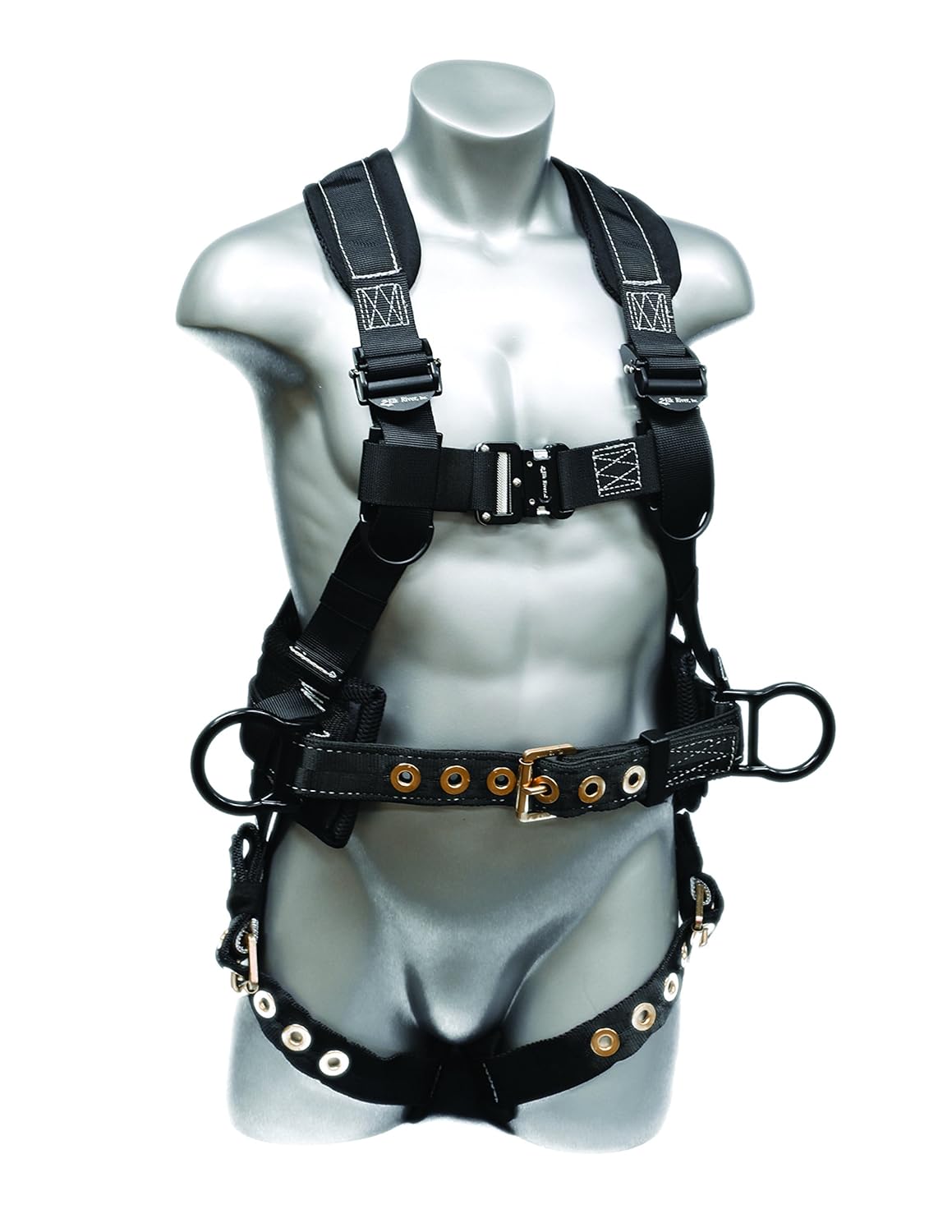 Elk River 67312 Premium RavenEX Platinum Series Harness with Quick-Connect Buckles, 3 D-Rings, Polyester/Nylon, Medium