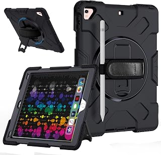TGK Heavy Duty Hybrid Case for iPad Air 3rd 10.5 Inch 2019 / iPad Pro 10.5 Inch 2017 Shockproof Sturdy Cover with Rotating Price In India