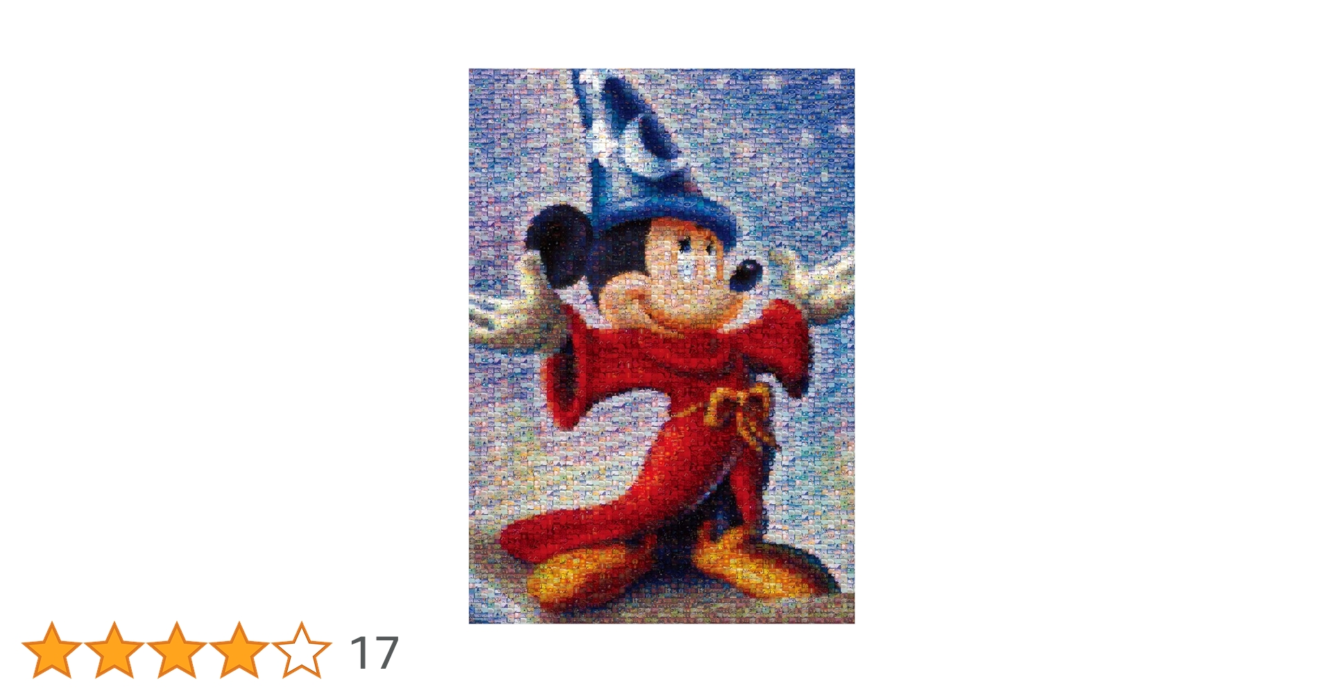 廃盤　19年製　ファンタジア　ソーサラーミッキー　フォトモザイク　パズル 廃盤 19年製 ファンタジア ソーサラーミッキー フォトモザイク
