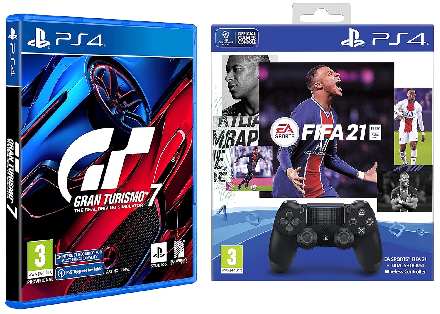 Buy PS4 Gran Turismo 7 Standard Edition (PS4)+Sony EA Sports FIFA 21