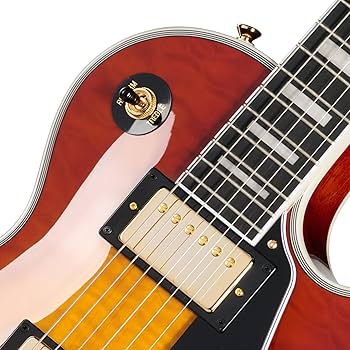 Amazon.com: Epiphone EXCLUSIVE Les Paul Custom Quilt AAA