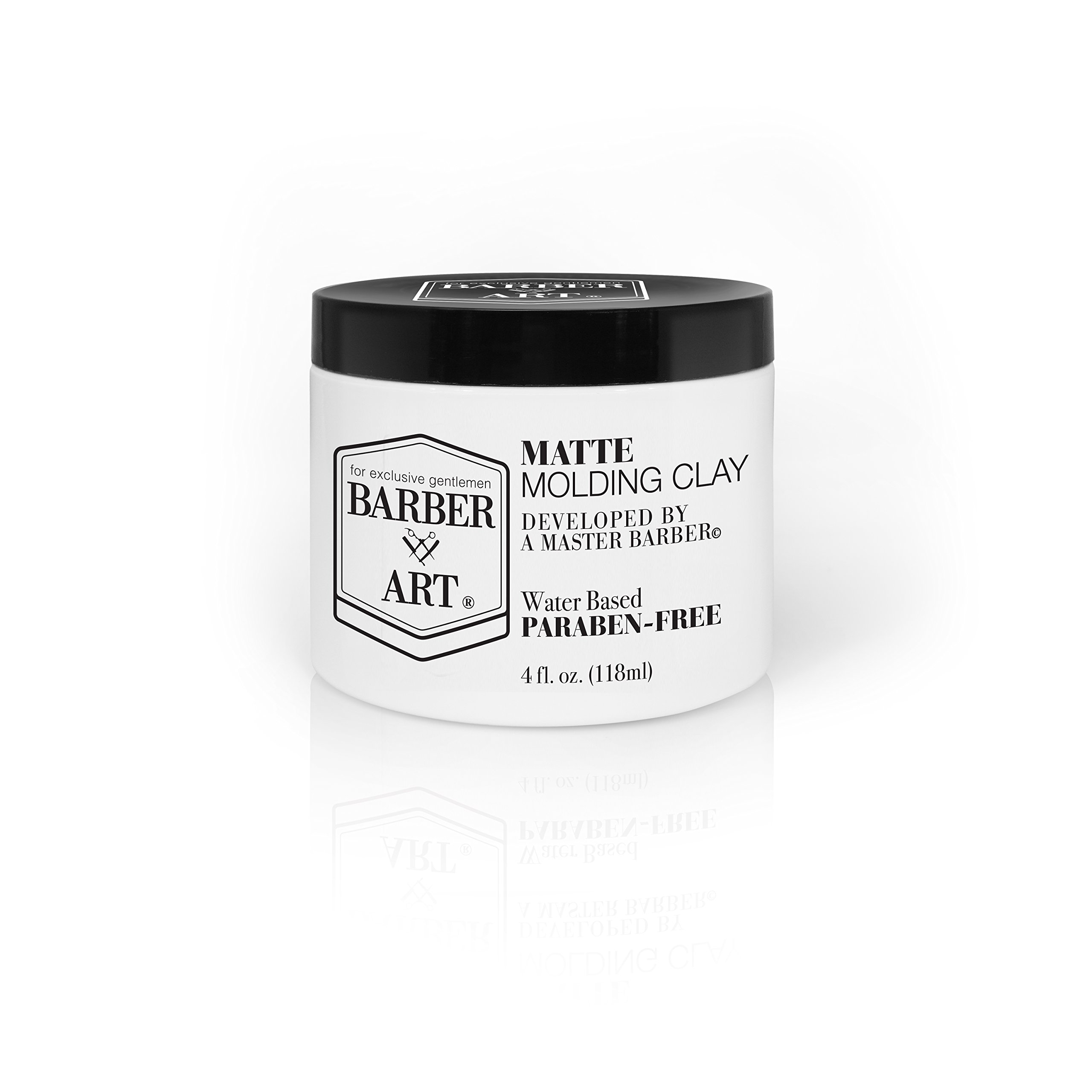 Molding Clay Matte For Men Hair Styling Clay Water based 4oz Paraben Free Alcohol Free