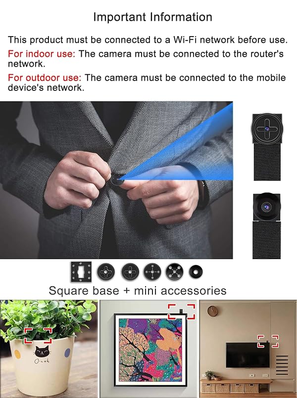 Mini Small Camera, 5G Wi-Fi DIY Home Security Camera, Small and Portable Camera by Generic - Image 6