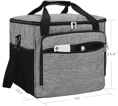 Bartesian Cocktail Machine Travel Bag, Insulated with Accessories, Gray