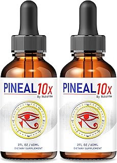 (2 Pack) Pineal 10x Drops – Daily Support Formula with a Clean, Natural Blend to Maintain Restful Evenings, Balanced Rhythms & Relaxation | Easy-to-Use Pineal10x for Nighttime Wellness (60 Servings)