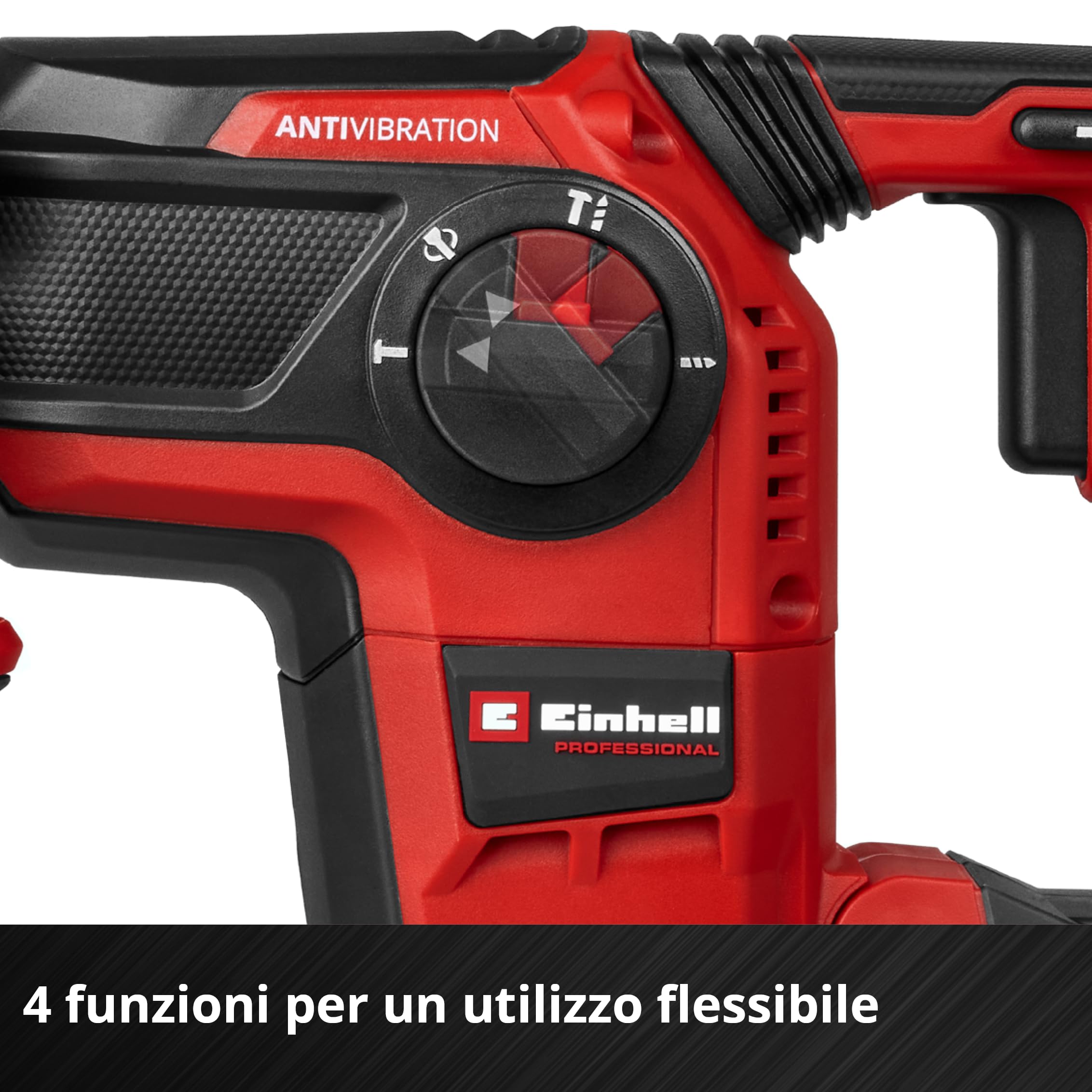 Tassellatore Einhell Professional TP-HD 18/28 Li BL +4 (1x 3,0Ah+) Power X-Change (18 V, Brushless, 3 J, SDS-plus, 4 funzioni, accessori, batteria da 3,0 Ah + caricabatterie)
