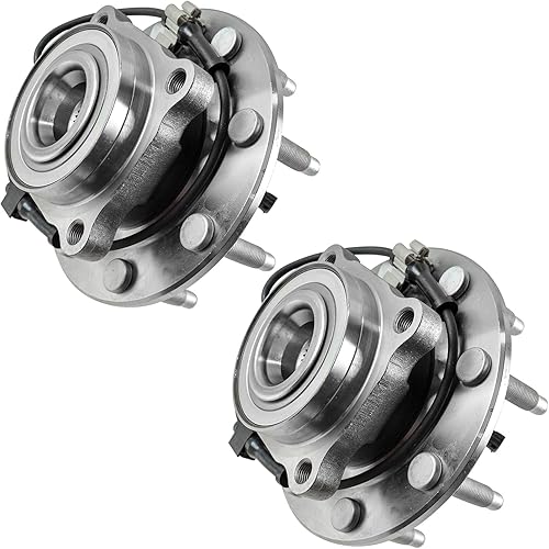 Vista 113 de TRQ Juego de 2 rodamientos y bujes de rueda trasera izquierda y derecha compatible con Ford Expedition 2007-2010 Lincoln Navigator 2007-2010