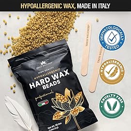 Tress Wellness Wax Beads - Dermatologically Tested - At-Home Kit for Bikini, Brazilian & Full Body - Unscented 2.2 lbs