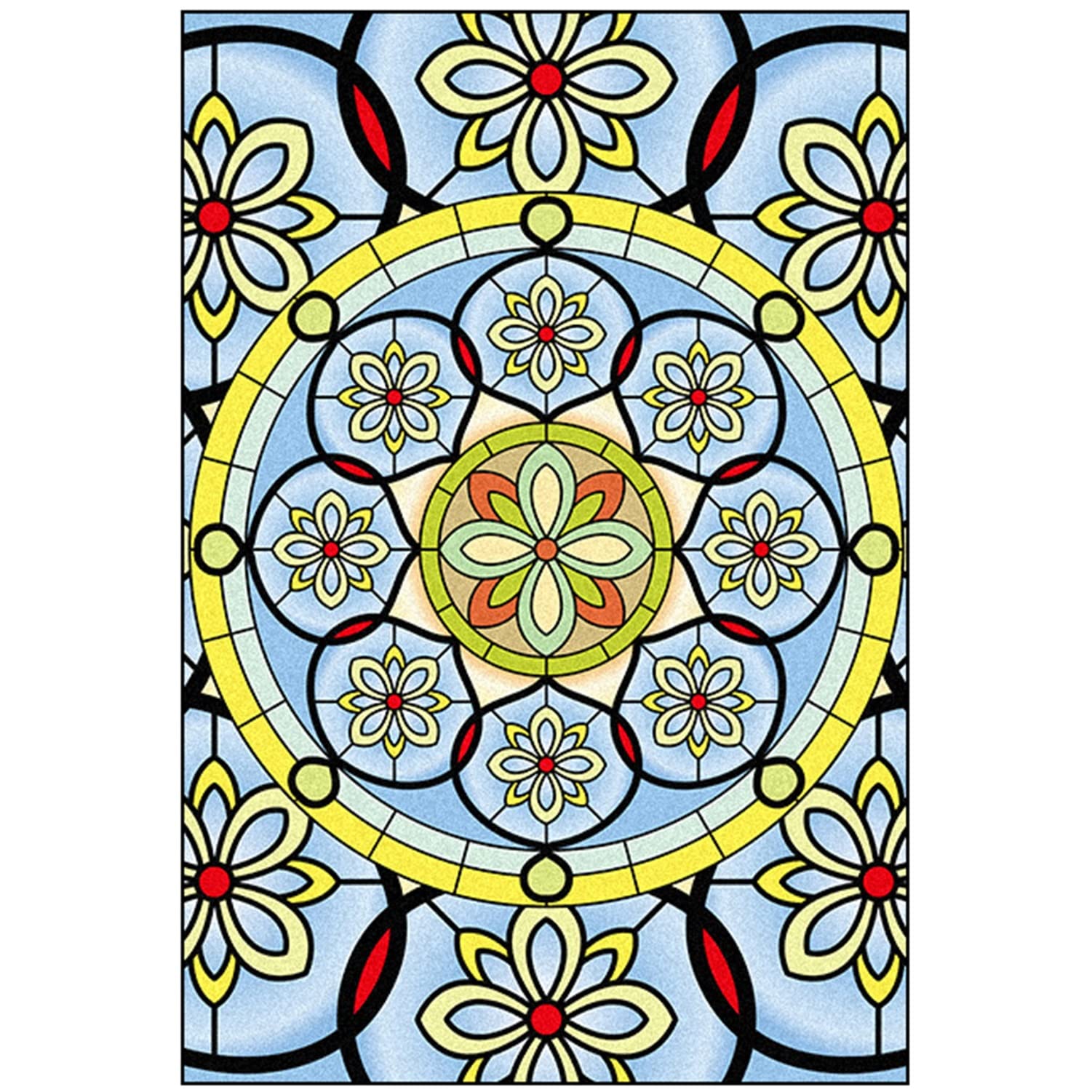 HLLING Window Film Glass Covering Privacy Protection Stickers Self Adhesive Static Cling Door & Window Decals Heat Control Anti-UV (Color : D, Size : 50x90cm)