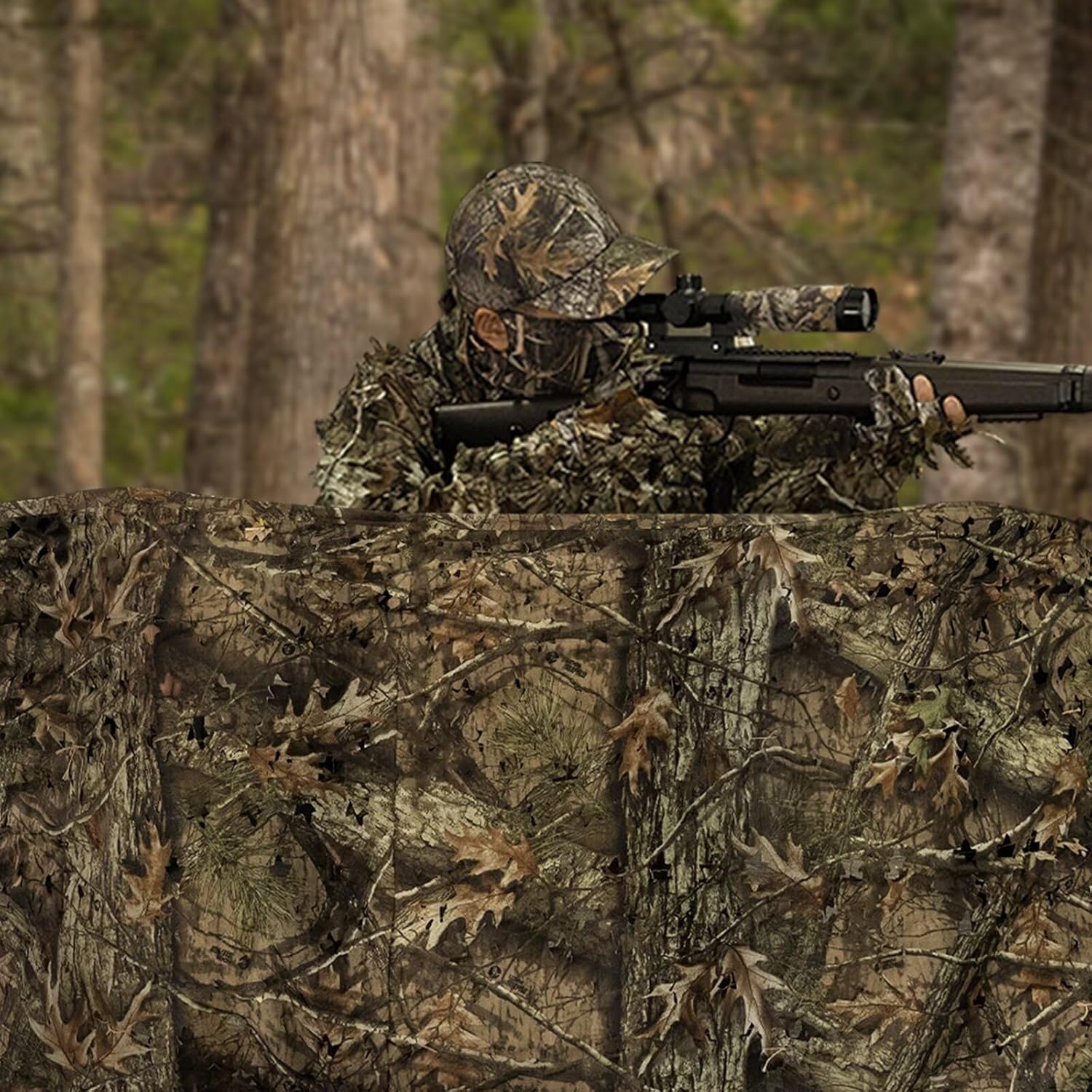 LOOGU Camo Netting, Camouflage Netting Camouflage Net Blinds for Sunshade, Camping, Shooting and Hunting and Many More