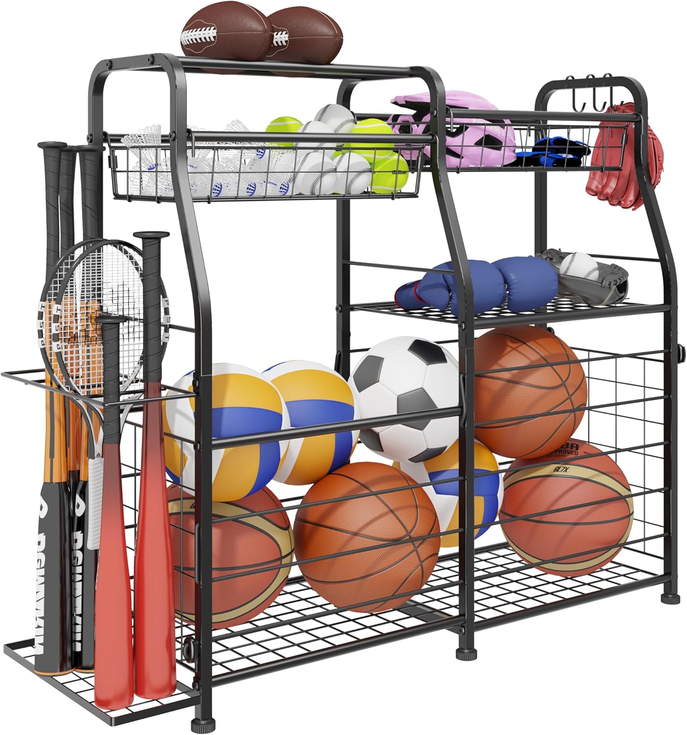 Garage Organizer – Sports Equipment Organizer...