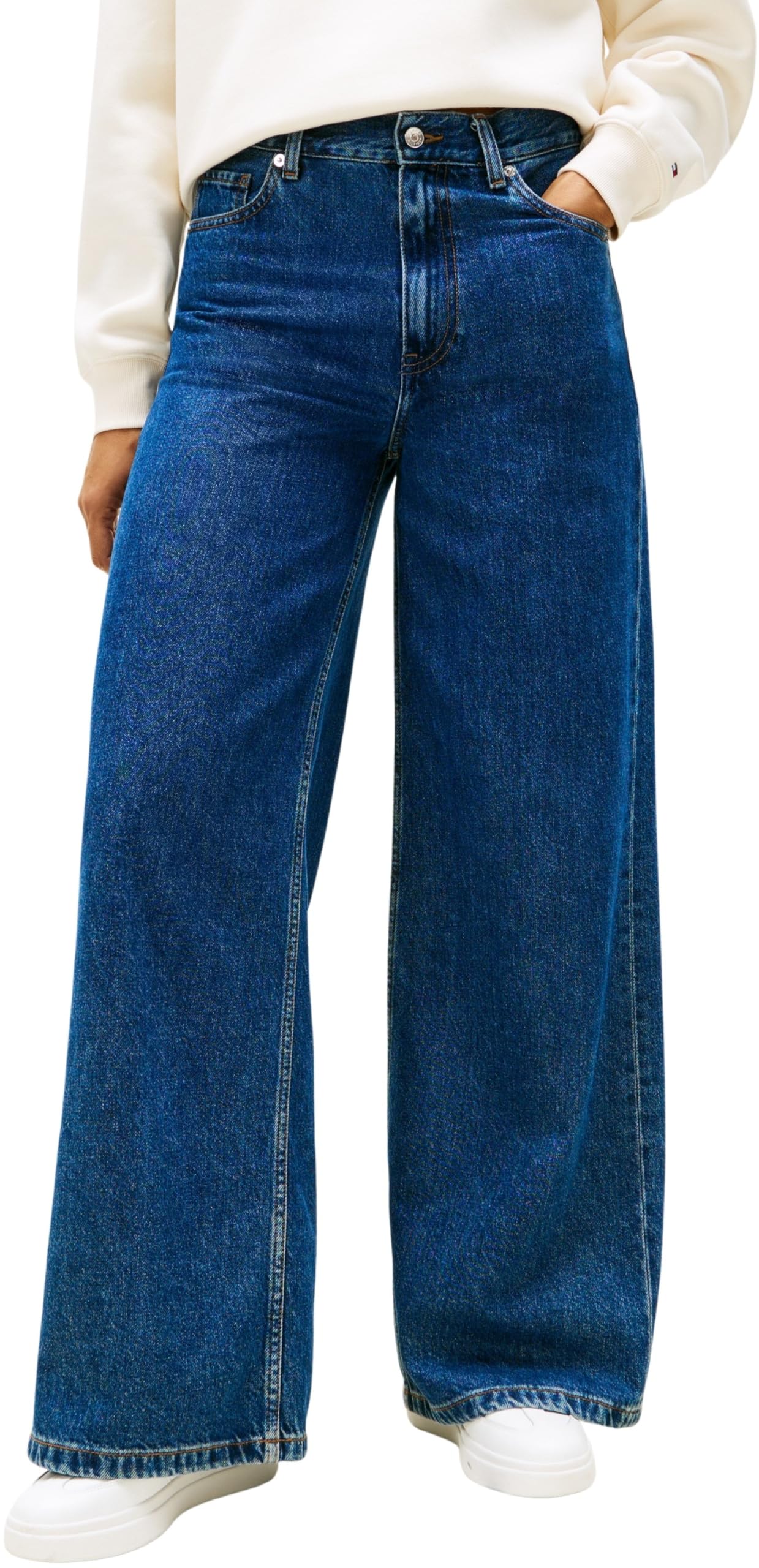 Tommy Hilfiger High-waist Jeans DNM 70's WIDE LEG HW