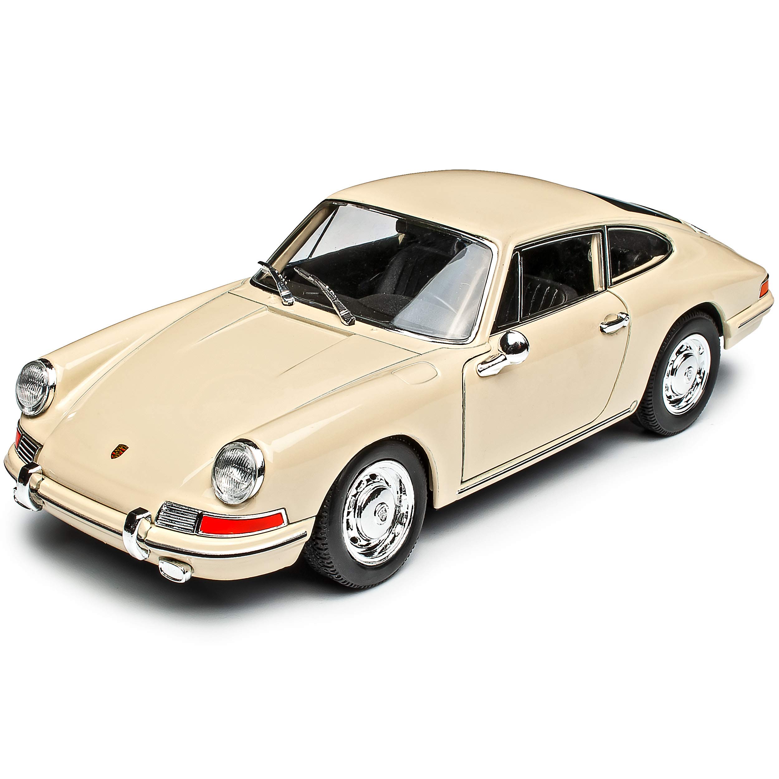 Porsch. 911 Urmodell Coupe Beige Cream 1963-1973 1/24 Welly Modell Auto