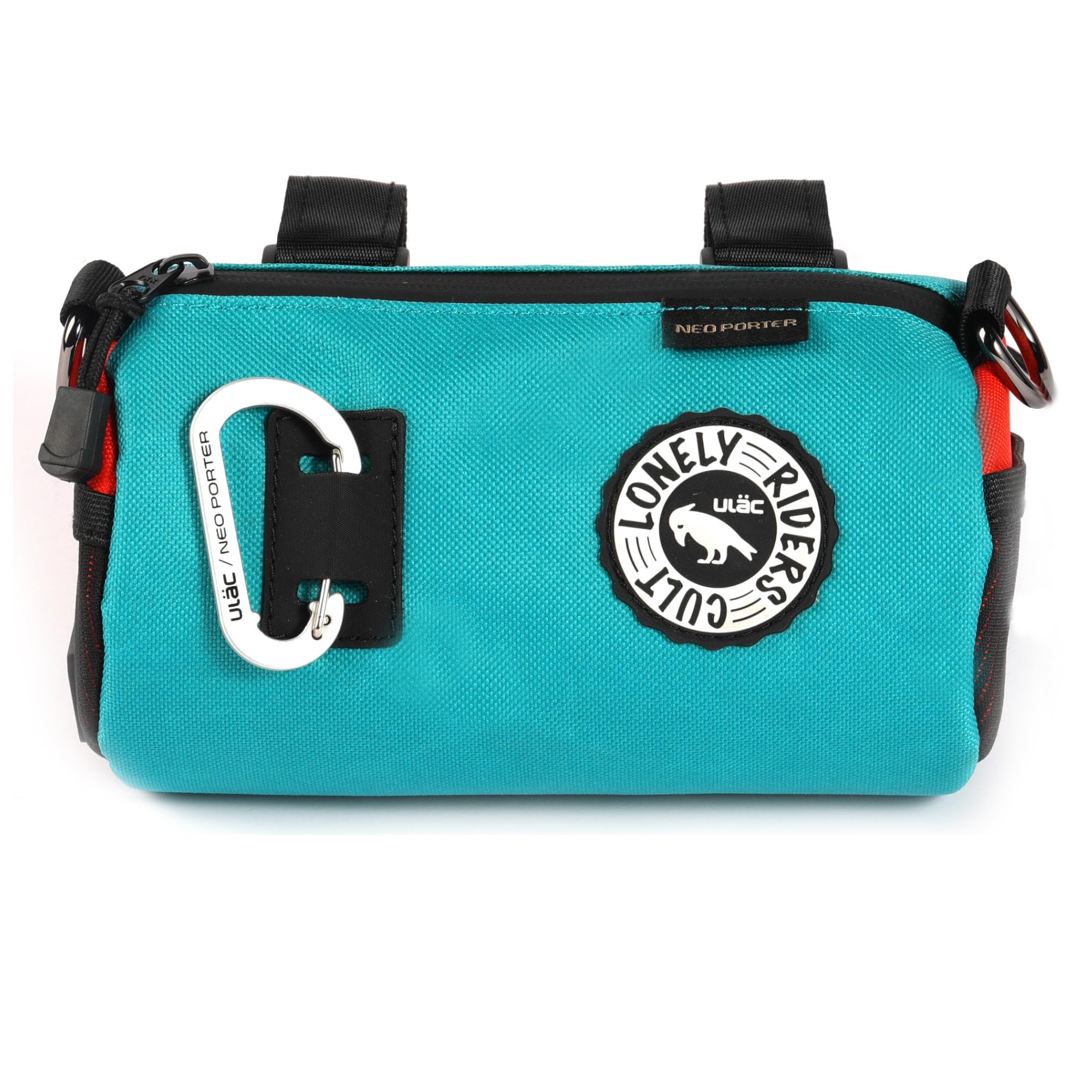 ULAC COURSIER Sprint Neo Porter Sacoche d'alimentation pour Guidon de vélo avec œillet Avant pour accueillir Les lumières, Lunettes de Soleil et bandoulière pour Un Transport Facile Bleu