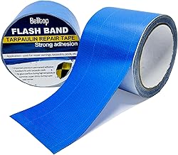 Canvas Tape for Repair.Bach Tape: Truck Tarpaulin,Awning,Tent,Greenhouse Sealing Tape Extremely High Adhesive Strength Waterproof Textile Masking Tape.8cm x 5m