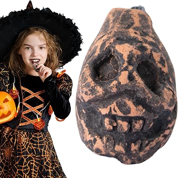 Aztec Death Whistle, Portable, Premium,   Compact Modern Human Screaming Sounds Authentic, Blood Curdling Scream Sends, Chills Down Spine Whistles Outdoor | Outdoor High-performance