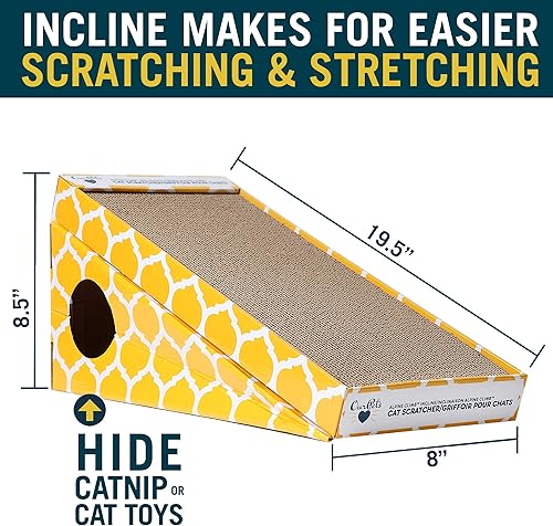 Vista 14 de OurPets Rascador de gato reversible ancho único recto y estrecho