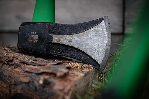 Miniatura 4 de Hooyman Hachas para dividir y cortar y división de maul con construcción resistente, hoja de molienda en V, mango ergonómico antideslizante en H y