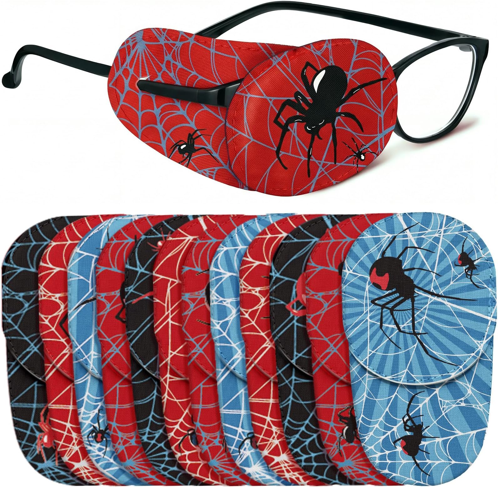 Newcotte 23 Pcs Kids Eye Patches for Glasses