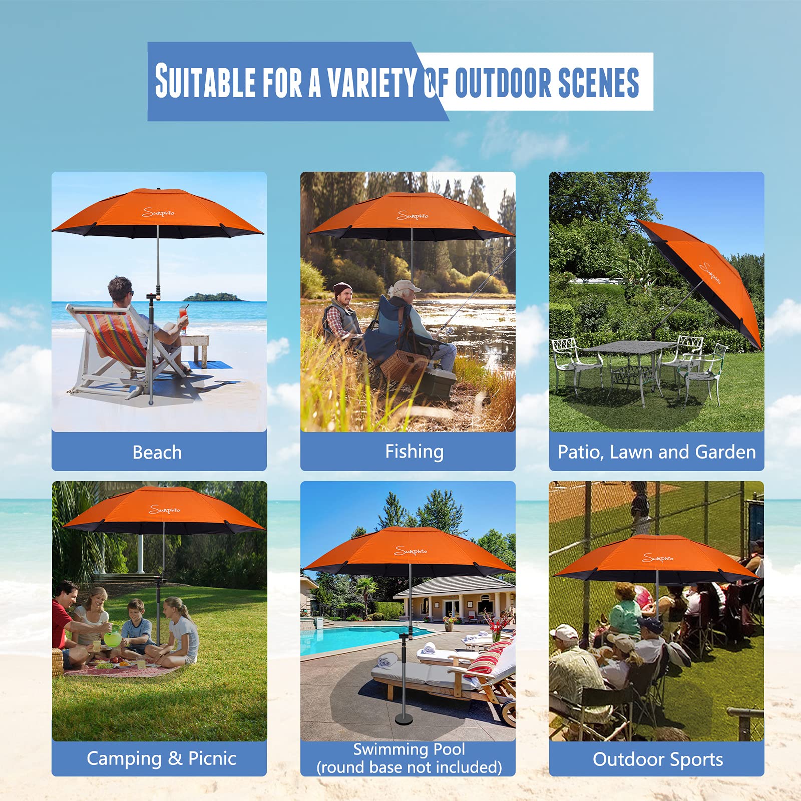 Grote Zweefparasol Asymetrique Windbestendig 360x220 cm Grijs van