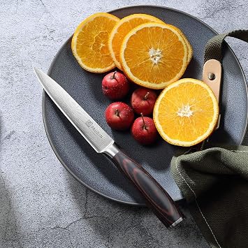 PAUDIN Paring Knife and Kitchen Utility Knife