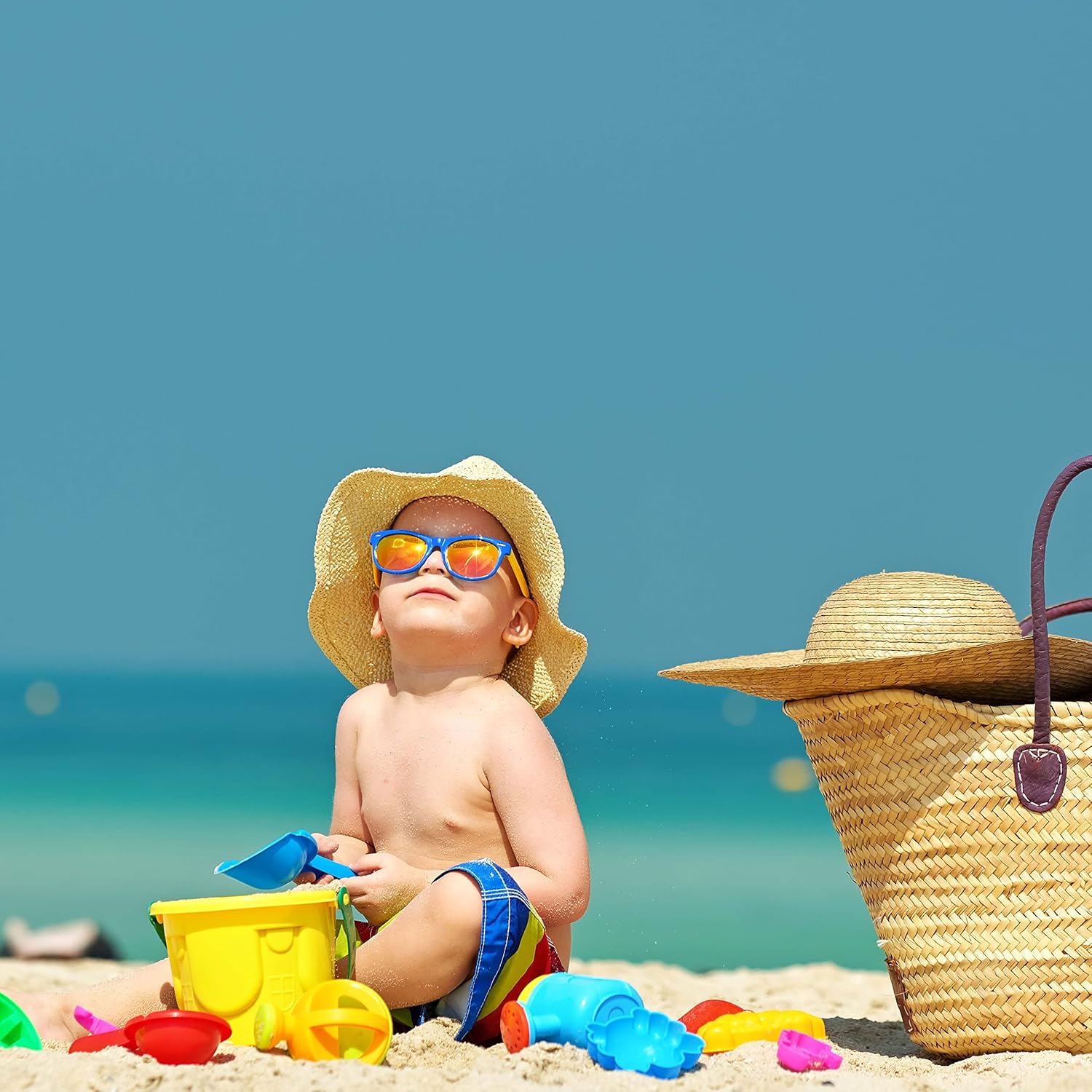 24 Packs Kids Sunglasses Bulk, Neon Sunglasses with UV400 Protection for Kids Boys Girls Age 3-8, Party Favors for Summer Beach Pool Party Birthday - Image 7