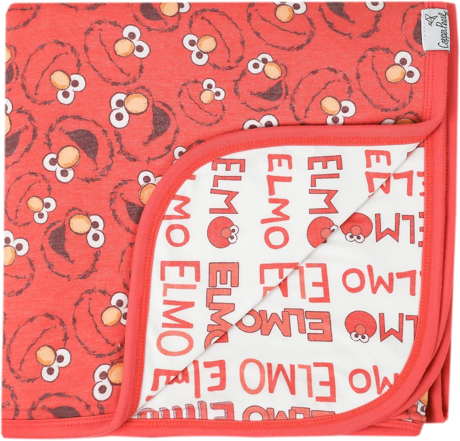 Copper Pearl Three-Layer Blanket: Soft Quilts for Boys & Girls | Breathable, Cozy Toddler Blanket | Newborn Quilt | 46x46 Premium Polyester/Rayon | Elmo