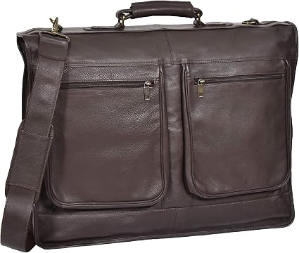 Luxury Real Leather Suit Carrier 